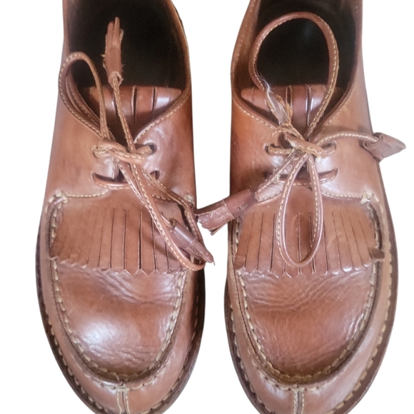 Cole Haan Vintage Country Line Fringe Kiltie Men\'s Brown Leather Loafers main image 6